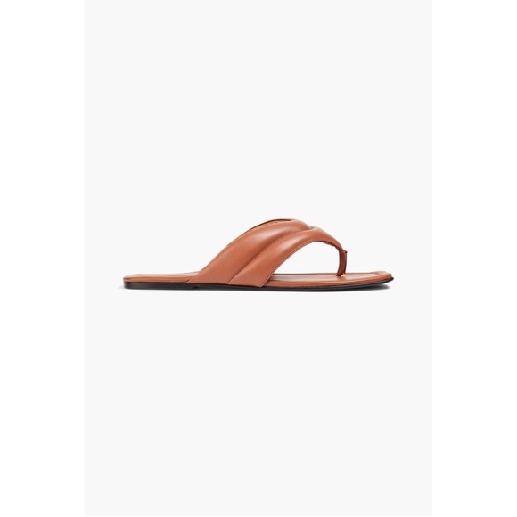 🆕 ATP Atelier Vione Nappa Flat Sandals in Brandy EU 39 - Picture 3 of 6